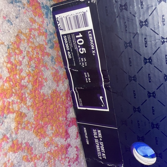 Nike Lebron X Sport Pack Blue Diamond - Picture 5 of 9